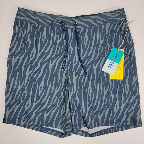 Fair Harbor Zebra Pattern Swim Trunks